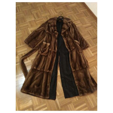 fendi mink coat fur cuoio|Fendi wild Mink Reversible Fur coat .